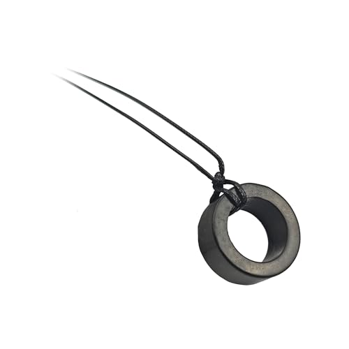 MIXIUJIEN �V�����K�C�g���̃G�l���M�[�ی�y���_���g ? ���߉\�ȃR�[�h�p�̃��E���h�q�[�����O�X�g�[���l�b�N���X�A���N�Ɨ��������̂��߂̎��R�G�l���M�[�o�����T�[(27 x 10mm), 27*12mm, �A�Q�[�g