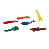Gogogmee 6 Stück Teiliges Tierförmiges Buntstifte für Lernspielzeug Ungiftig Bunte Malstifte für...