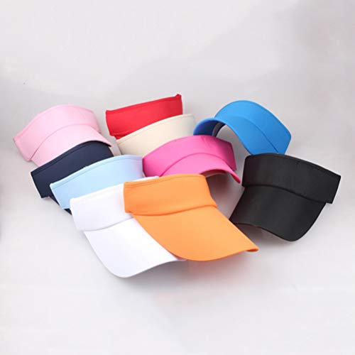 LIOOBO unissex masculino e feminino com viseira de sol ajustável para o verão, chapéu de golfe sem t