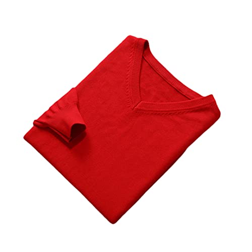Pull en laine homme Vogrtcc manches longues la maille noble et chaude