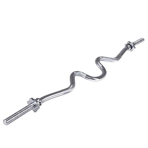 SPRINGOS Super-SZ Langhantelstange 120 cm, Ø 25 mm, inkl. 2...