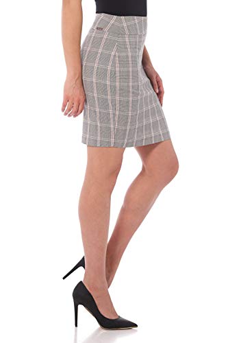 Image of Rekucci Women's Ease Into Comfort Above The Knee Stretch Pencil Skirt