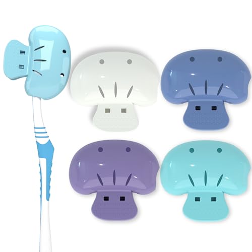 Toothbrush head protector caps