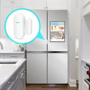 Miniatura 5 de Alarma con sensor inteligente inalámbrico WiFi para puerta y ventana, Alexa Google Assistant y Tuya APP Control Sistema de seguridad para el hogar