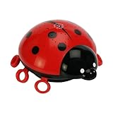 ladybird trailer LIEFERUMFANG: Marienkäfer Nachtlicht mit 3x AA Batterie - verwendbar als Sternenhimmel Lampe, LED Kinderleuchte, Einschlaflicht oder Bettleuchte für Kinder und Babyzimmer