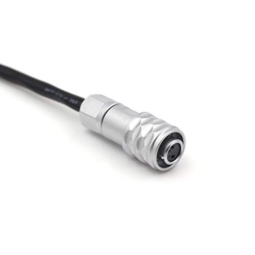 Szjelen 2Pin Bmpcc 4K Connector Weipu Sf6 2Pin Female Plug,2Pin Female Connector For Blackmagic Pocket Cinema 4K 6K Camera Power Cable #TOP6