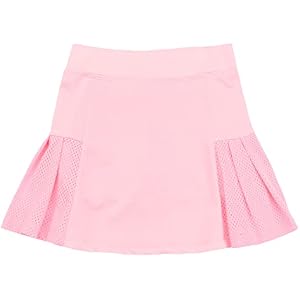 JESKIDS Girls' Tennis Golf Skirts with Shorts Pickleball Athletic Pleated Skort 6~13T