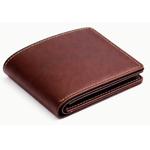 Image of Gift For Special Genuine Leather Wallet for Men Gift - Mens Wallet Purse Gift Boyfriend - Happy Birthday Gift