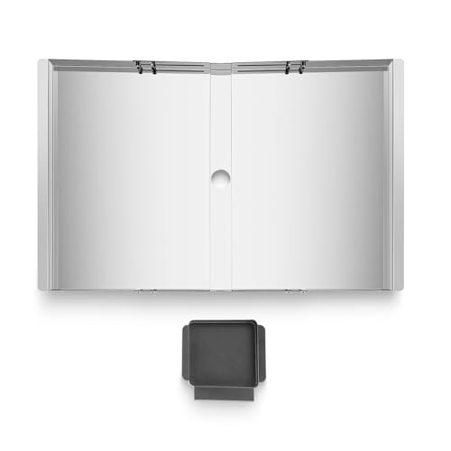 Vnierxful Bac à graisse de rechange pour barbecue Dyna Glo avec bac de récupération, 61 cm à 76 cm pour Charbroil, Kenmore, poêle égouttoir de rechange pour barbecue à gaz 4/5/6 brûleurs