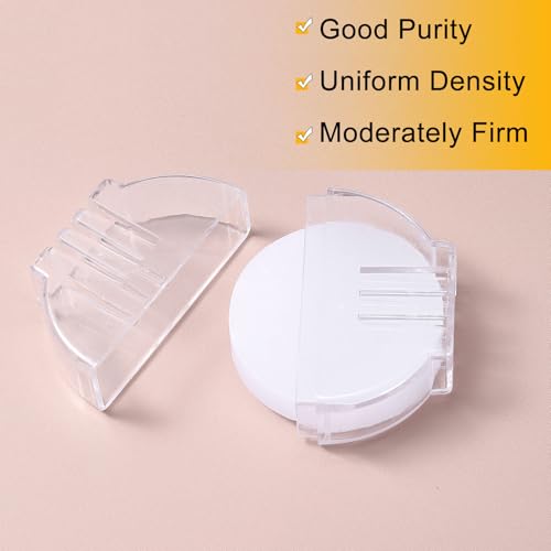 Cera para hilos de costura uxcell, acondicionador de hilo de cera de abejas para costura y bordado, para fortalecer hilos, blanco, 3 piezas miniatura 4