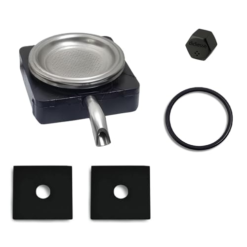 RicambIT Kit Ricambi Manutenzione Compatibile Con Didiesse Frog - Porta Cialda - Filtro Doccia - Dado - Guarnizione - Beccuccio - 2 Spessori