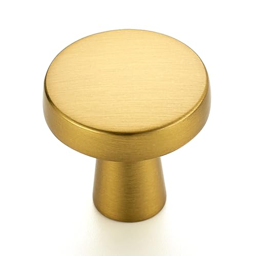 Mini boutons ronds dorés pour tiroirs de commode meuble chambre à trou unique - 2