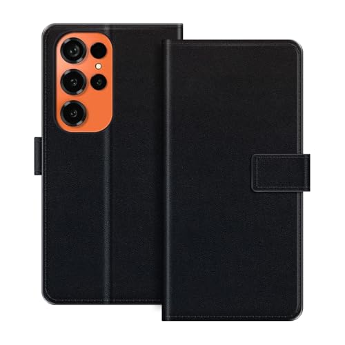 ESACMOT ���U�[�E�H���b�g�P�[�X Oukitel C66 4G �Ƃ̌݊������� �J�[�h�z���_�[���X�^���h�t���蒠�^�P�[�X�A�}�O�l�b�g���J�A�ϏՌ��t�H���I�A�J���t���ȃf�U�C�� (��)