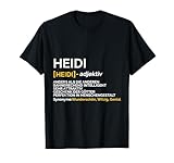 Heidi Name Design Heidi Anders Als Die Anderen Bahnbrechend Intelligent T-Shirt