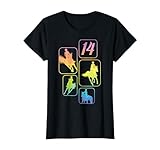 14 Cumpleaños Jinete de Caballos Amante del Caballo 14 Años Camiseta