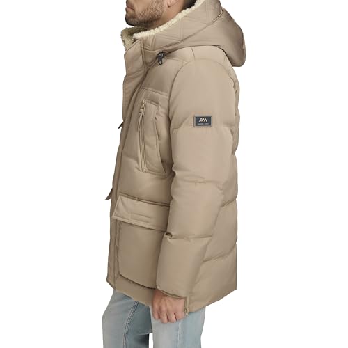Image of Andrew Marc Men's Outerwear Mackay Faux Fur Lined Parka