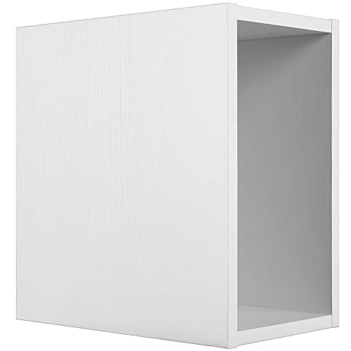 Charles Jacobs Vinyl Record LP Storage Box Unit - White - Small