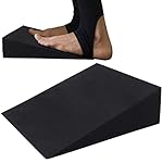 Yoga Block Wedge Yoga Foam Slant Board Calf Stretcher for Wrist and Lower Back Support, Knee Pad, Back Support, Black - Image 2