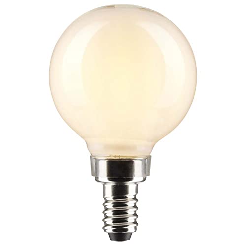 Satco 21207-4.5G16.5/Led/Wh/927/120V/E12 G16 5 Globe Led Light Bulb,White #TOP1