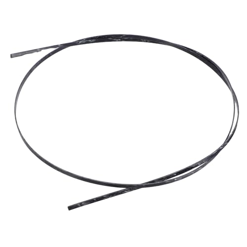 Levemolo Guitar Inlay Strips Black Plastic Guitar Binding Purfling for Acoustic Electric Guitars 1650x6x1.5mm Trim