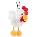 Produktbild Schaffer 0192 Schlüsselanhänger Kuscheltier Huhn Brunhilde, 11cm, weiß