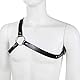 Herren Punk Body Brust Harness Männer Leder Brust Geschirr,Einstellbare Gothic Herren Kleidung Sexy Sklave Bandage Kostüme Clubwear Nachtshow-Kostüm Gurt,Fetisch BDSM Fesseln Schultergurt