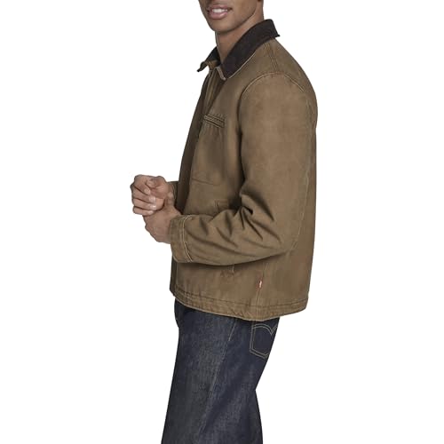 Image of Levi's Men's Cotton Depot Jacket With Corduroy Collar