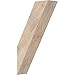 Ekena Millwork BRC06X16X28TRA00SDF 5 1/2"W x 16"D x 28"H Traditional Smooth Knee Brace, Douglas Fir