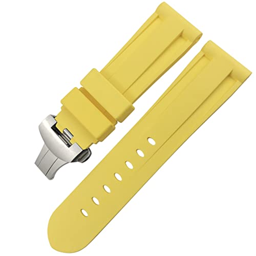 Fermoir de montre en caoutchouc 26 mm silicone sport étanche