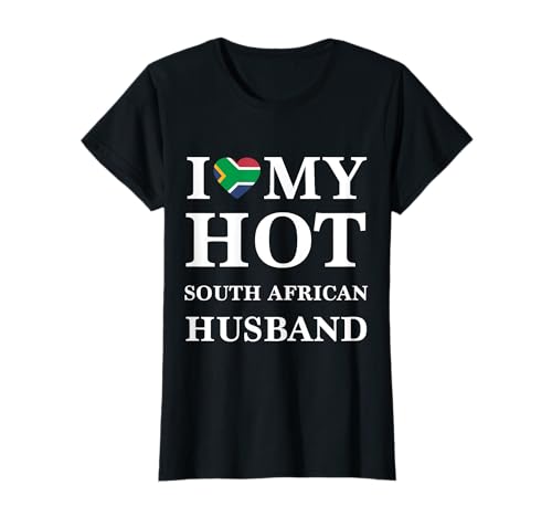 I Love My Hot South African Husband Cute Relationship TShirt T-Shirt