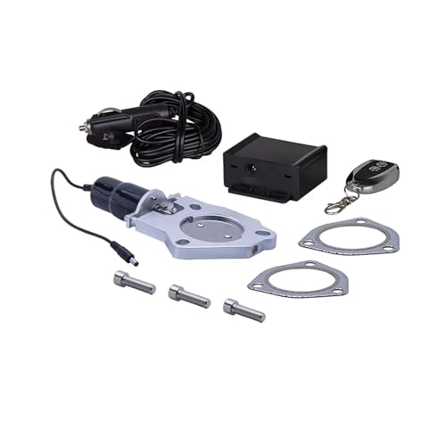 Kit de válvula de escape eléctrica de 2,5 pulgadas con control remoto para piezas universales