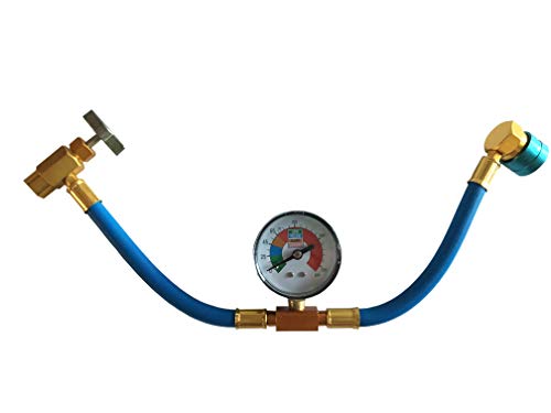 GooM R1234YF Car AC Refrigerant Charge Hose Kit,Auto 1/2 Acme LH R1234YF Air