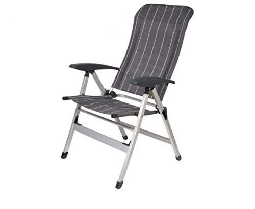 Colima 93299101331 - Sillón de camping, color gris y blanco