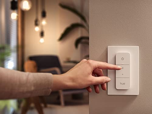 Philips Hue Smart Wireless Dimmer Switch V2 (Installation-Free, Exclusive For Philips Hue Lights) For Indoor Home Lighting, Livingroom, Bedroom #TOP3