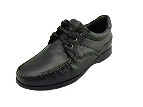 Fontana - Zapato cómodo para Hombre con Cordones 5683 Negro i180356 Negro Size: 41 EU