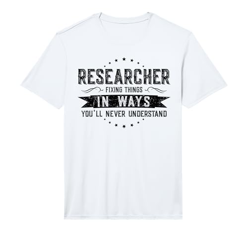 Mens Researcher Fixing Things in Ways You Will Never Understand