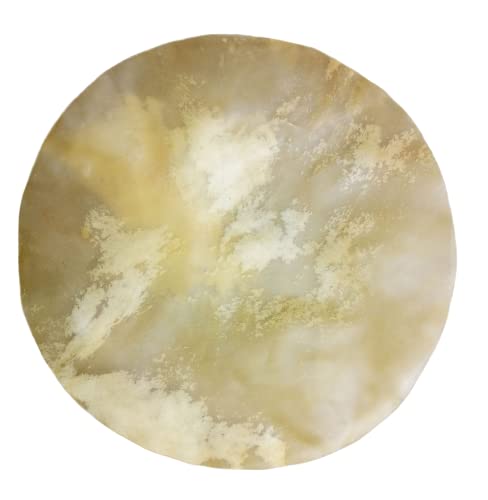 Calf (Buffalo) Natural Skin for Shamanic Drum | Drum | Doumbek | Djembes, Flat Round Piece...