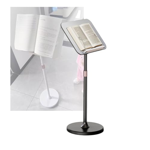 Soporte de suelo ajustable para libros pesados que evita dolores cervicales al estudiar