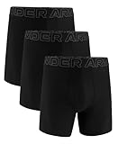 Under Armour Men's Multi-Pack Standard Tech Boxer Brief, 6' Inseam, All-Day Comfort & Ultra-Soft