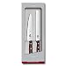 Produktbild Victorinox Wood Küchengarnitur, Küchenmesser-Set mit Brotmesser und Tranchiermesser, 2-teilig, Rostfreier Edelstahl, Holzgriff