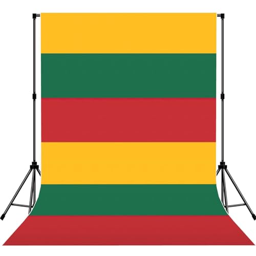 Drapeau Lituanie fond photo en tissu imprimé pour studio portrait sans support