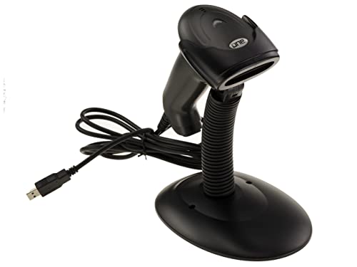 Douchette USB Lecteur de Codes Barres EAN 128 39 ISBN etc. Scan Laser Automatique, avec portique