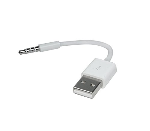 SAMTECH 2-in-1 Shuffle USB Sync Charger Adapter Cable for iPod Shuffle 3rd, 4th Generation