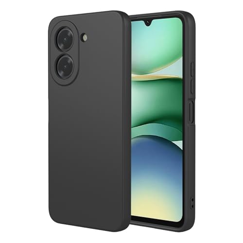 POCO X8 �v�� 5G POCO X8 Pro 5G �p�̃^�t�Ŋ�� TPU�f�� �Ռ��z�� �����h�~ ������� �P�[�X �ϏՌ� �J�o�[ CASE �����K���X�t��(�u���b�N)