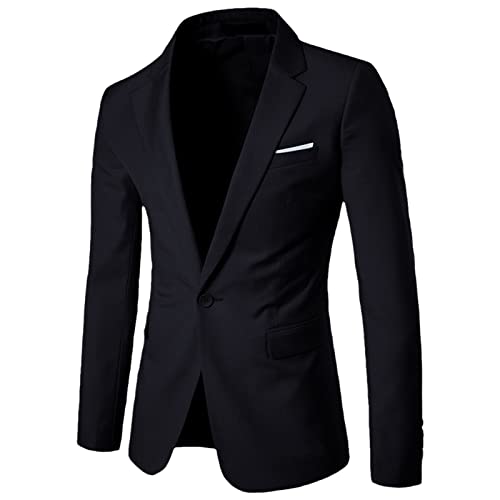 Costume pour homme noir mariage veste simple chic taille M de cérémonie