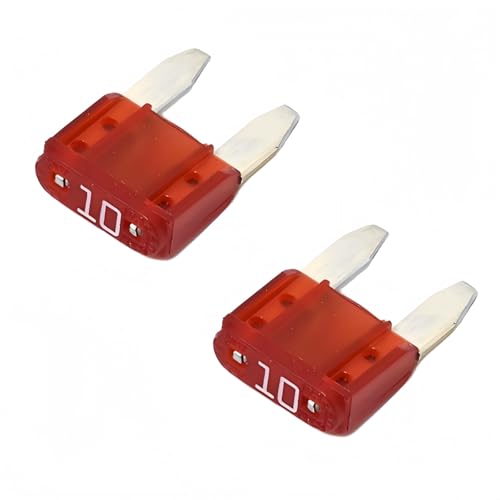 2Pcs 58V Car Automotive Blade Fuses, Universal Fuse Kit for Cars, Truck, SUV (10A)