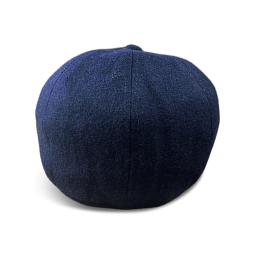 The Original Boston Scally Cap - Solid 5 Panel - Navy, Medium/Large (58cm) - Image 5