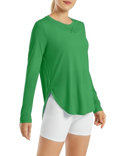 G4Free Workout Long Sleeve Tops for Women UPF 50+ Lightweight