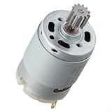 Kinderfahrmotor RS390, 6 V, 12 Zähne, hohes Drehmoment, Kinderfahrer | RS550 kompatibel, 12V Leistung, 10-Zahn-Getriebe, schnelle Installation, passt zu 90% der Spielzeugautos