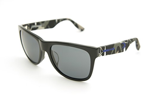 McQ - Alexander McQueen Sunglasses fit bridge 0018SA 0018 MQ0018SA (shiny black other/smoke lens, one color)